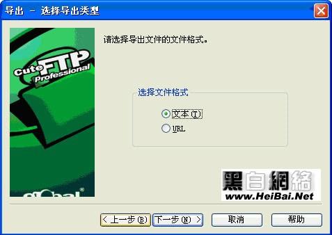 CuteFtp站点导入（可以支持两种格式导出文本）