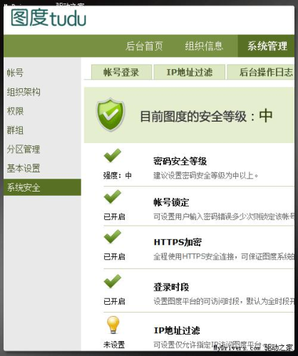 目前图度的安全等级