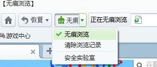 360安全浏览器隐身浏览
