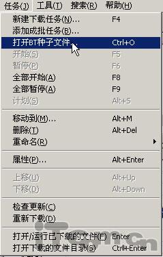 图2：Flashget如何下载BT资源