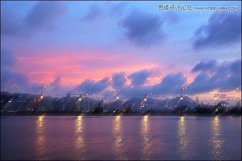 图8：PS给夜景照添加璀璨星光