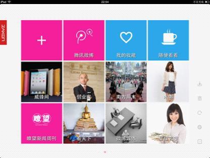图1 ZAKER进入主界面 