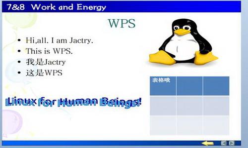 图4：WPS演示 For Linux Alpha1 评测