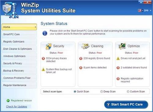 图2：System Utilities Suite试用评测