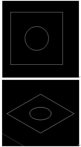 图1：中望CAD绘制天圆地方