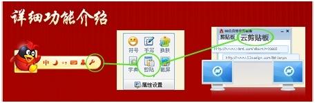 QQ会员特享云剪贴功能