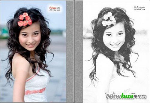 FotoSketcher效果对比图 01