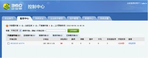 集中掌握的全网管控