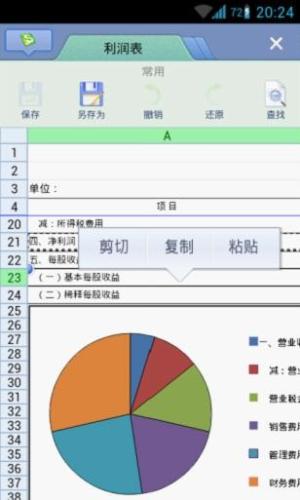 图3：单元格复制、剪切以及粘贴功能