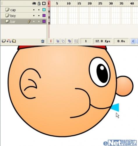 图16：Flash教程之可爱吹泡泡动画制作