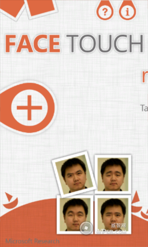 图1：WP Face Touch应用截图