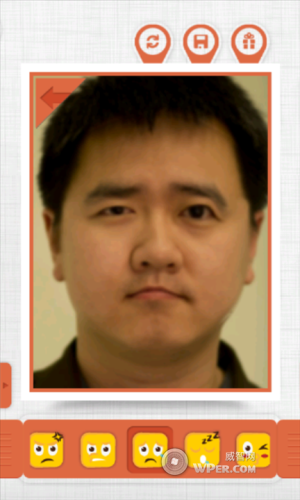 图4：WP Face Touch应用截图