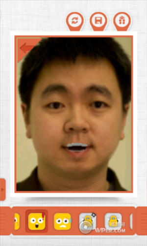 图3：WP Face Touch应用截图