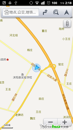 四款应用的地图定位