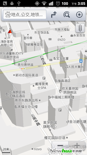 百度和高德地图的3D模式