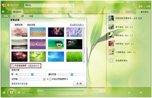 换肤页面