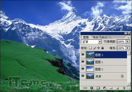 图10：PhotoShop之梦幻冰山制作