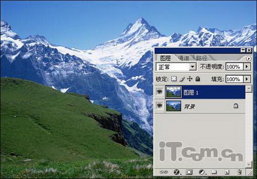 图4：PhotoShop之梦幻冰山制作