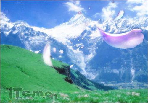 图17：PhotoShop之梦幻冰山制作