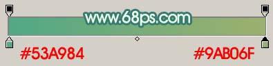 图7：PS制作绿色调精美壁纸实例