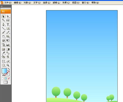 图4 在工作区中拖出椭圆、矩形形状 