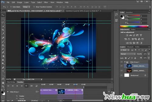 图4：Photoshop CS6之视频编辑试用
