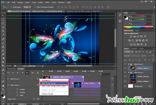 图5：Photoshop CS6之视频编辑试用
