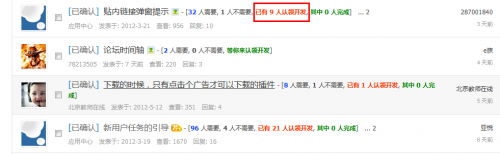 图：论坛主题发生变化