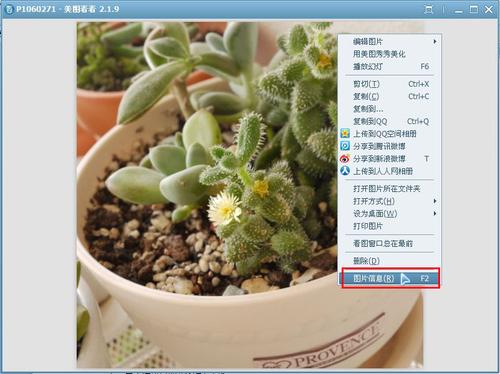 图01 点击右键查看图片信息