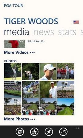 图1：PGA Tour应用