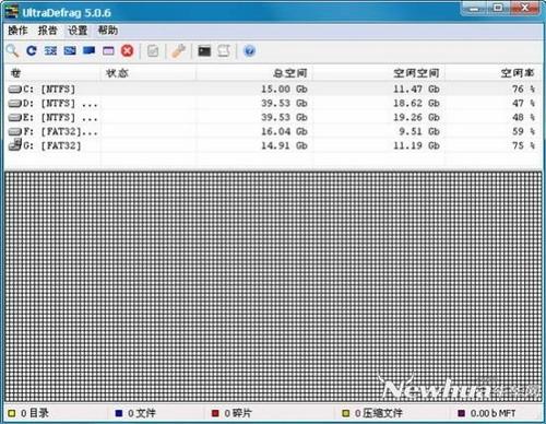 图8：极速磁盘优化(UltraDefrag)试用