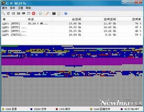 图12：极速磁盘优化(UltraDefrag)试用