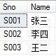 表A: student 截图如下