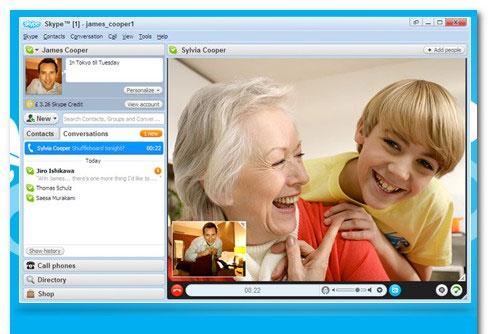 Skype网络电话中文名：讯佳普？