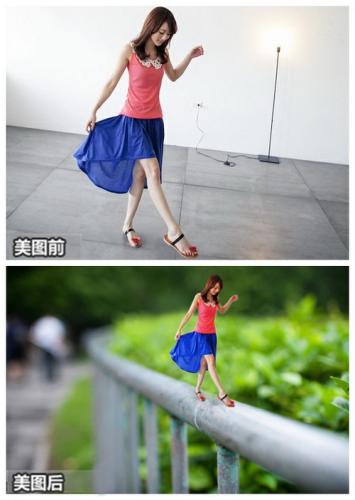 先看看对比效果图