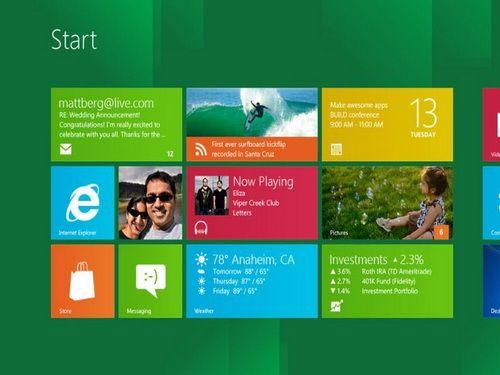 微软至今已经发布了8个Win8 开发者预览版