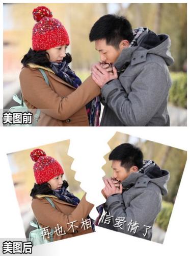 先看看对比效果图