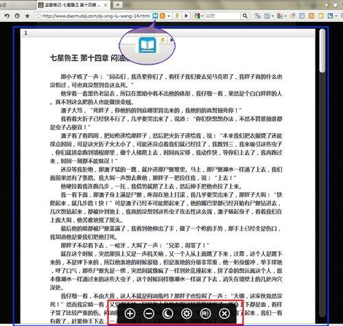 阅读模式： 网上虚拟中的实体书