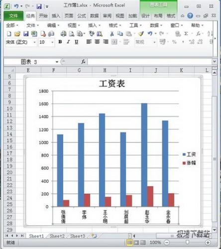 返回Excel编辑窗口