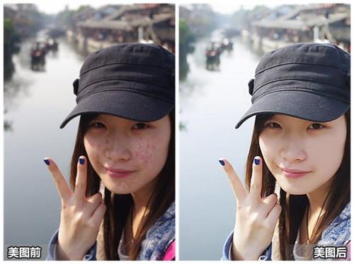 先看看对比效果图