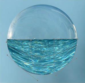 图5：PS打造精美水晶球水族馆