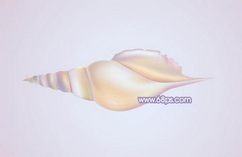 图33：PS精致小海螺制作