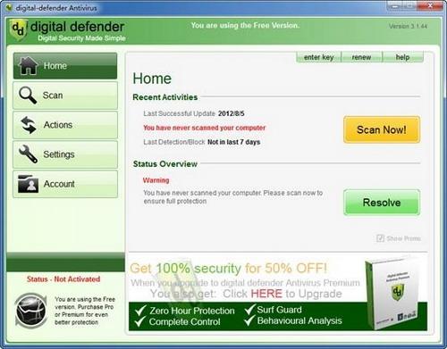 图7：Digital Ddefender 试用