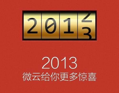 图：2013给你更多惊喜 微云V1.4版全平台上线