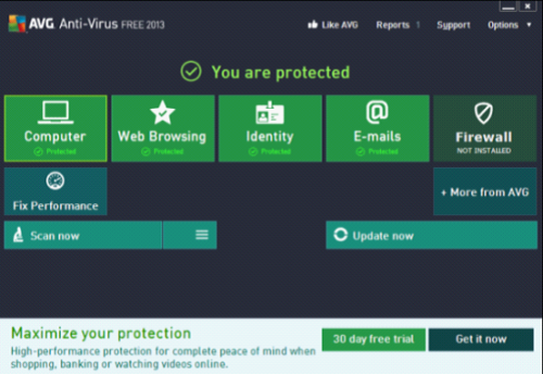 AVG Antivirus Free 2013