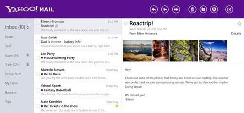 Win8版雅虎邮箱