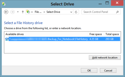 图：Win8自动备份