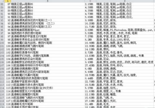 图：PS笔刷