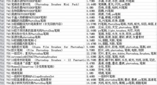 图：PS笔刷