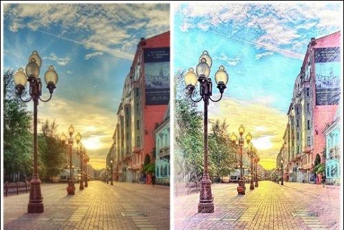 先来看看照片转铅笔画的效果吧